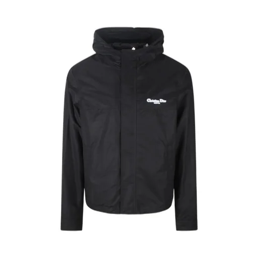 Dior Homme Logo Printed Long-Sleeved Jacket