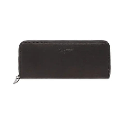 Discord Yohji Yamamoto Logo Debossed Zipped Wallet