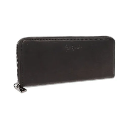 Discord Yohji Yamamoto Logo Debossed Zipped Wallet