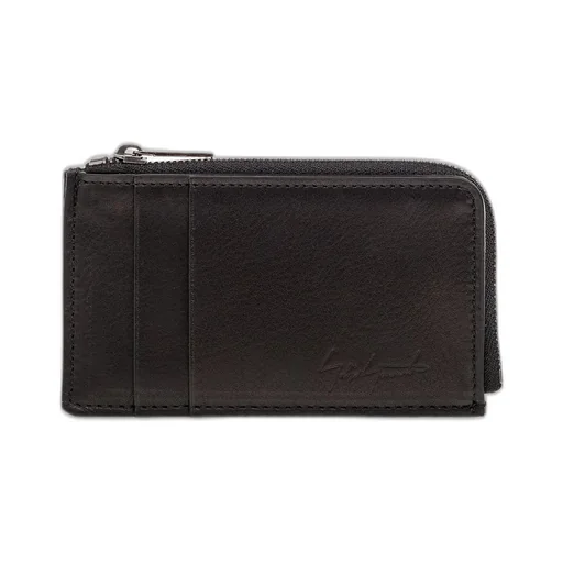 Discord Yohji Yamamoto Logo Embossed Zipped Wallet