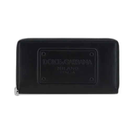 Dolce & Gabbana Logo Embossed Zipped Wallet