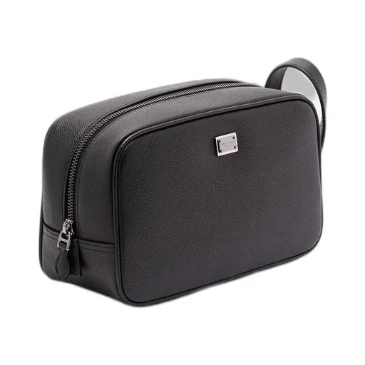 Dolce & Gabbana Logo Plaque Zipped Beauty Case
