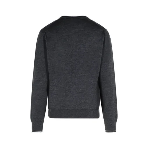 Dolce & Gabbana Logo Intarsia Crewneck Knitted Jumper