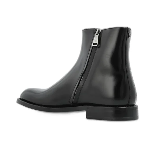 Dolce & Gabbana Round Toe Ankle Boots