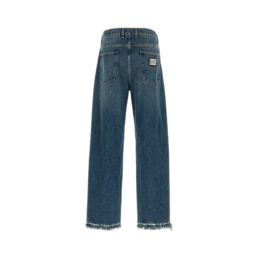 Dolce & Gabbana Raw-Cut Hem Jeans