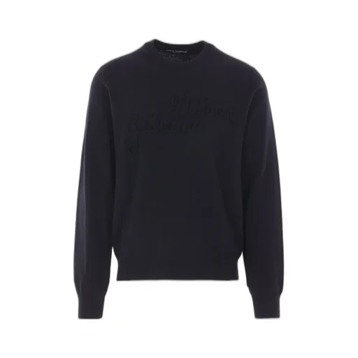 Dolce & Gabbana Logo Patch Crewneck Pullover