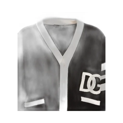 Dolce & Gabbana Logo Intarsia V-Neck Cardigan