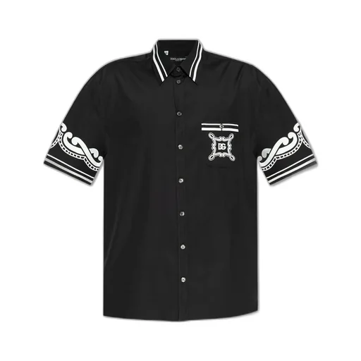 Dolce & Gabbana Logo Printed Short-Sleeved Shirt