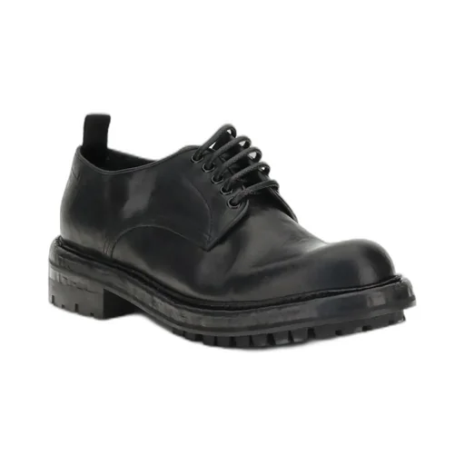 Dolce & Gabbana Round Toe Derby Shoes