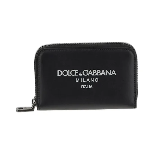 Dolce & Gabbana Logo Printed Zipped Wallet