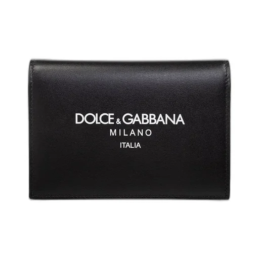 Dolce & Gabbana Logo Printed Passport Holder
