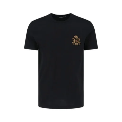 Dolce & Gabbana Heraldic Patch Short-Sleeved T-Shirt