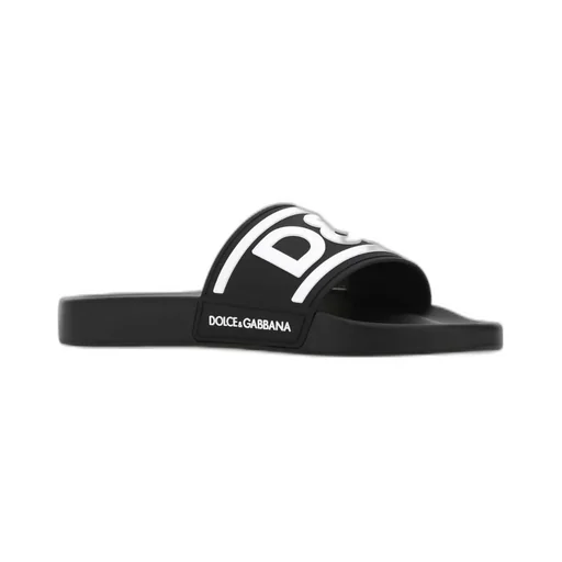 Dolce & Gabbana Logo Embossed Sandals