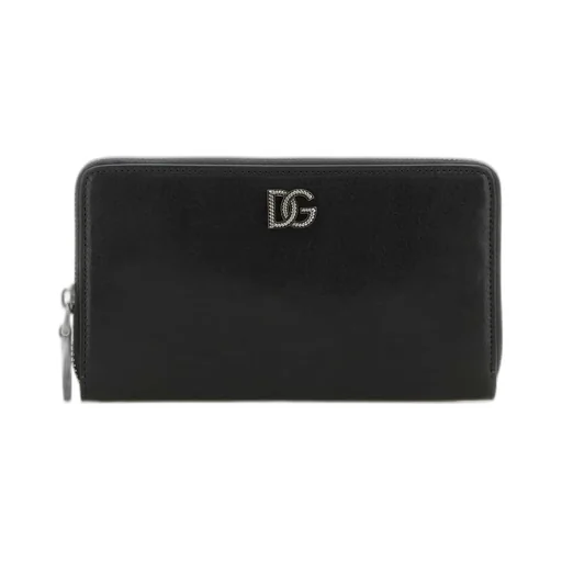 Dolce & Gabbana Tempesta Logo Plaque Wallet