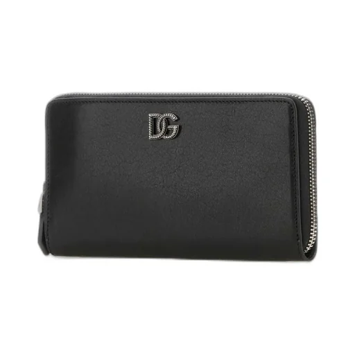 Dolce & Gabbana Tempesta Logo Plaque Wallet