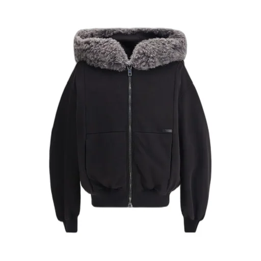 Dolce & Gabbana Fur Trim Hoodie