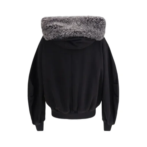 Dolce & Gabbana Fur Trim Hoodie