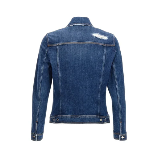 Dolce & Gabbana Buttoned Straight Hem Denim Jacket