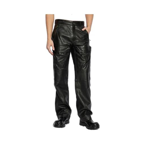 Diesel P-Gast Leather Trousers