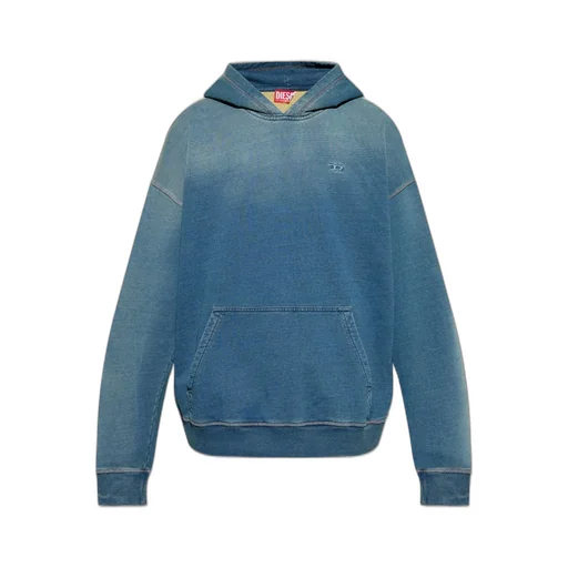 Diesel S-Boxt-Hood-R6 Oval D Logo Embroidered Hoodie