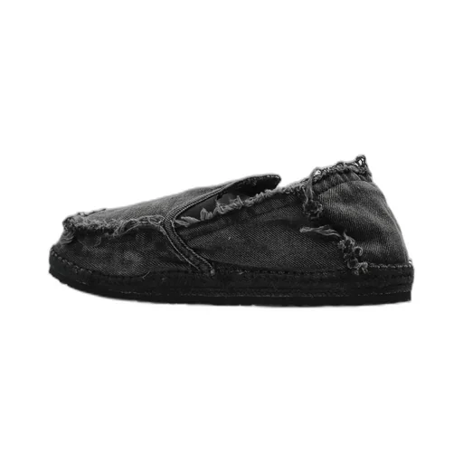 Diesel D-Lukas Esp Distressed Denim Espadrille Loafers