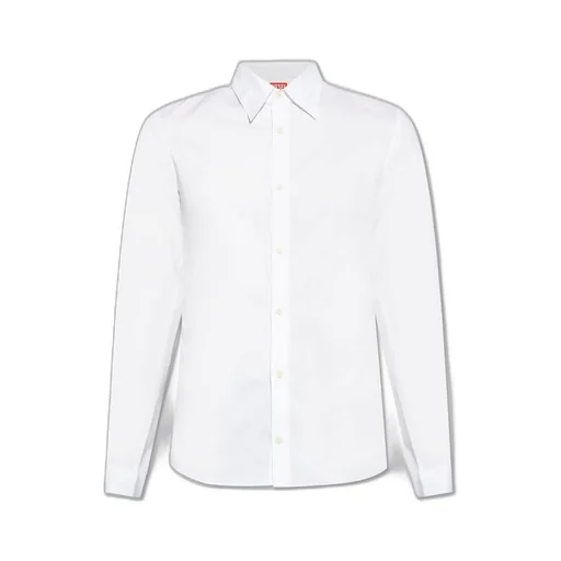 Diesel Logo Embroidered Long-Sleeved Shirt