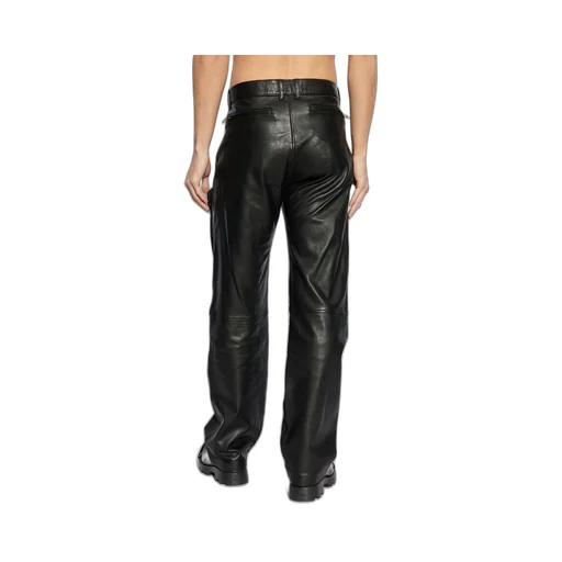 Diesel P-Gast Leather Trousers