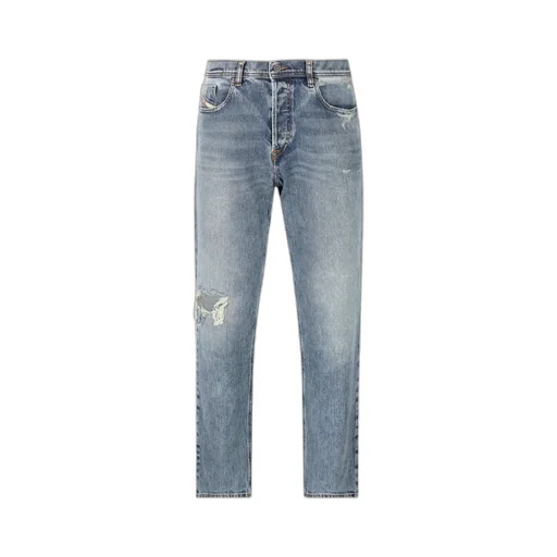 Diesel Logo-Patch Distressed Jeans