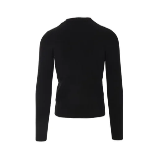Diesel Logo Plaque Ribbed-Knit Top