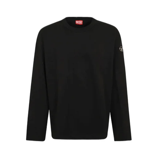 Diesel Logo Plaque Crewneck T-Shirt
