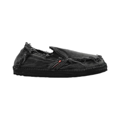 Diesel D-Lukas Esp Distressed Denim Espadrille Loafers