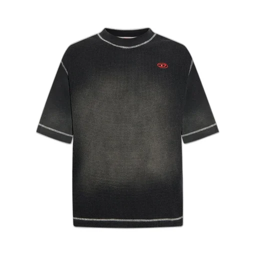 Diesel S-Wafycol Logo Embroidered T-Shirt