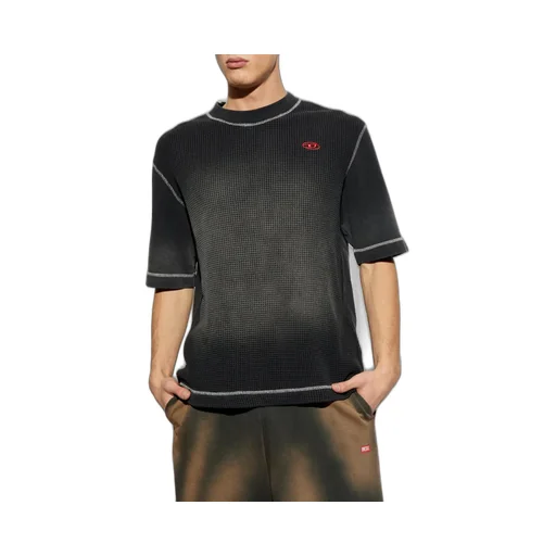 Diesel S-Wafycol Logo Embroidered T-Shirt