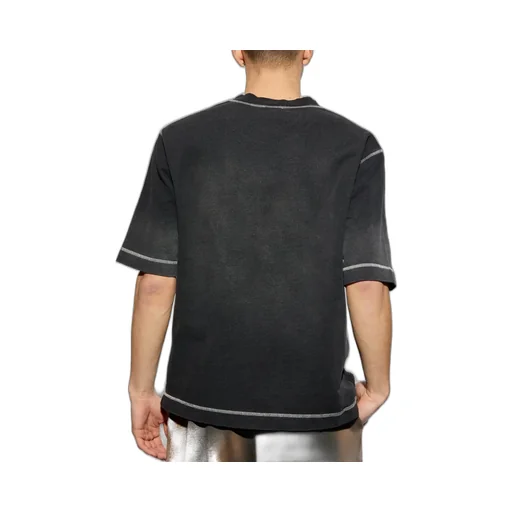 Diesel S-Wafycol Logo Embroidered T-Shirt