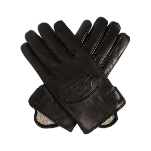 Diesel G Reies Logo Embossed Gloves