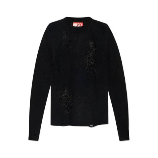 Diesel K-Norman Distressed Knitted Jumper