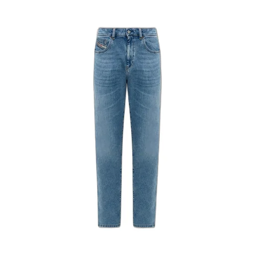 Diesel D-Strukt Logo Embroidered Slim Jeans