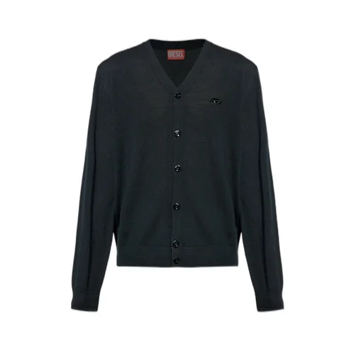 Diesel K Volto Logo Embroidered Cardigan