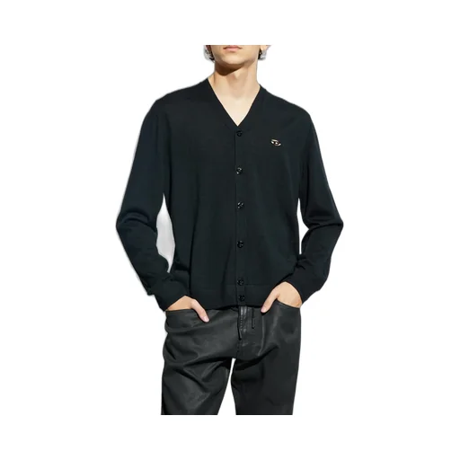 Diesel K Volto Logo Embroidered Cardigan