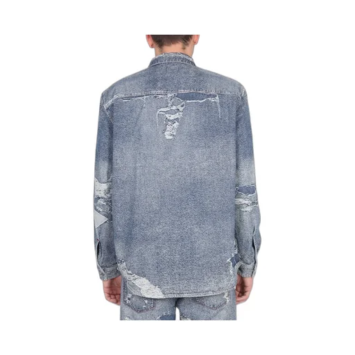 Diesel Distressed Denim Shirt