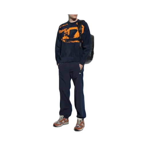 Diesel P-Bright Logo Patch Colour-Block Track Pants
