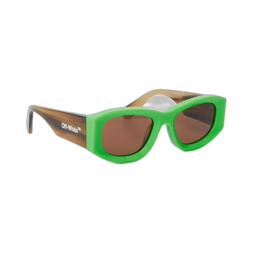 Off-White Irregular Frame Sunglasses