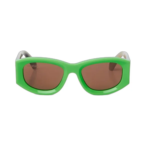Off-White Irregular Frame Sunglasses