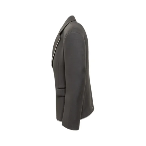 Off-White Zip-Trim Long-Sleeved Blazer