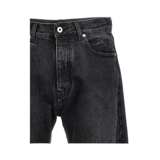 Off-White Logo Patch Straight Leg Jeans