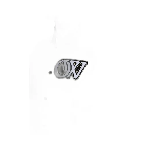 Off-White Buttoned Long-Sleeved Bomber Jacket