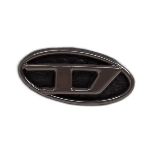 Diesel Logo Plaque Textured Card Case