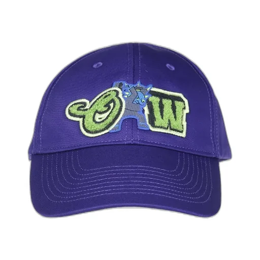 Off-White Logo Flocked Baseball Cap