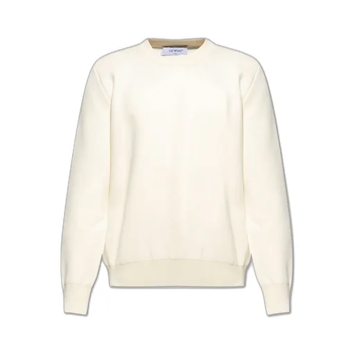 Off-White Crewneck Long-Sleeved Jumper