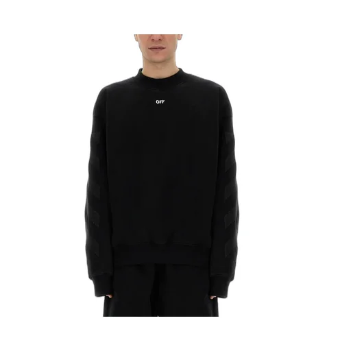 Off-White Logo Embroidered Crewneck Sweatshirt